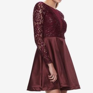 My Michelle dress Beautiful Malbec Red color